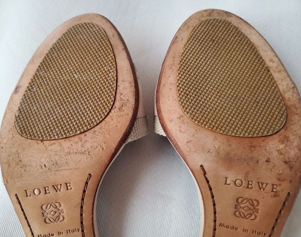 値下11500→　 ロエベ　ベージュ ミュール