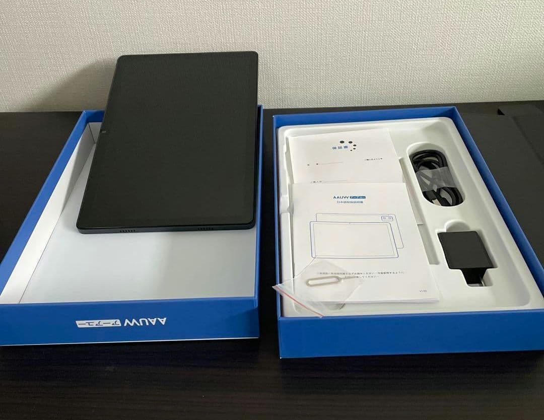 AAUW T60 pro　10インチ 本体保護ケース、新品ガラス保護フィルム付き
