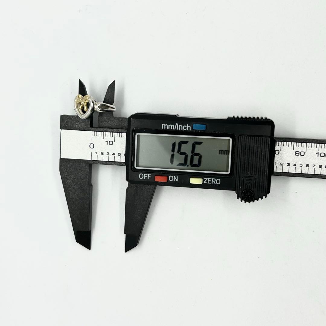 ティファニー オープンハートリボン リング 5号 925×750 コンビ 可愛い