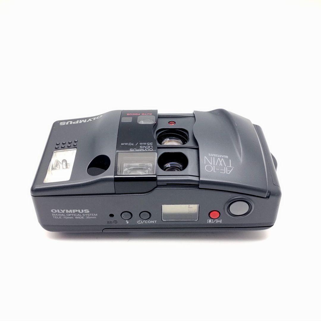 完動品◆極美品【青が綺麗に写る◆昭和レトロ】OLYMPUS AF-10 TWIN
