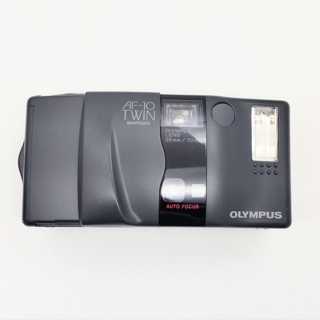 完動品◆極美品【青が綺麗に写る◆昭和レトロ】OLYMPUS AF-10 TWIN