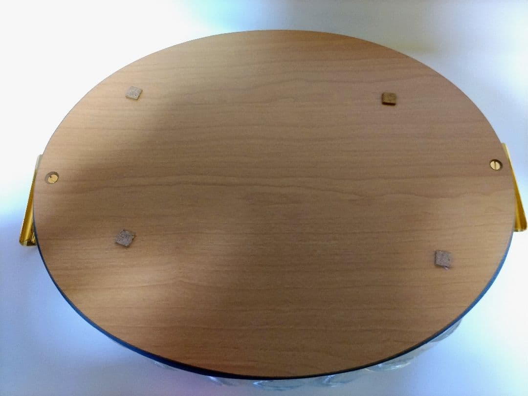 イタリアムラーノ•ベネチアングラスミラートレイ＆ベネチアングラス*水差しセット！