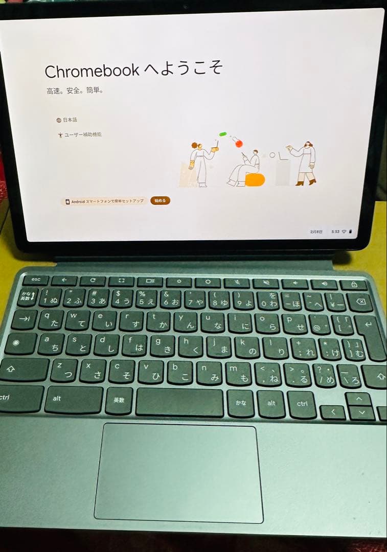 Lenovo Chromebook Duet Gen 9 10.95型タッチ