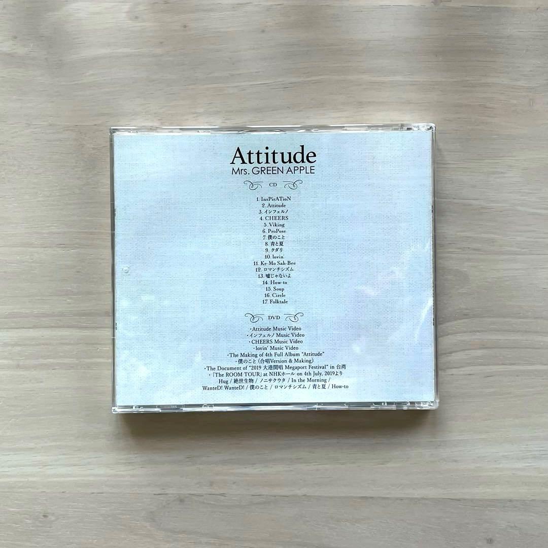 ミセス CD Attitude 初回限定盤 Mrs. GREEN APPLE