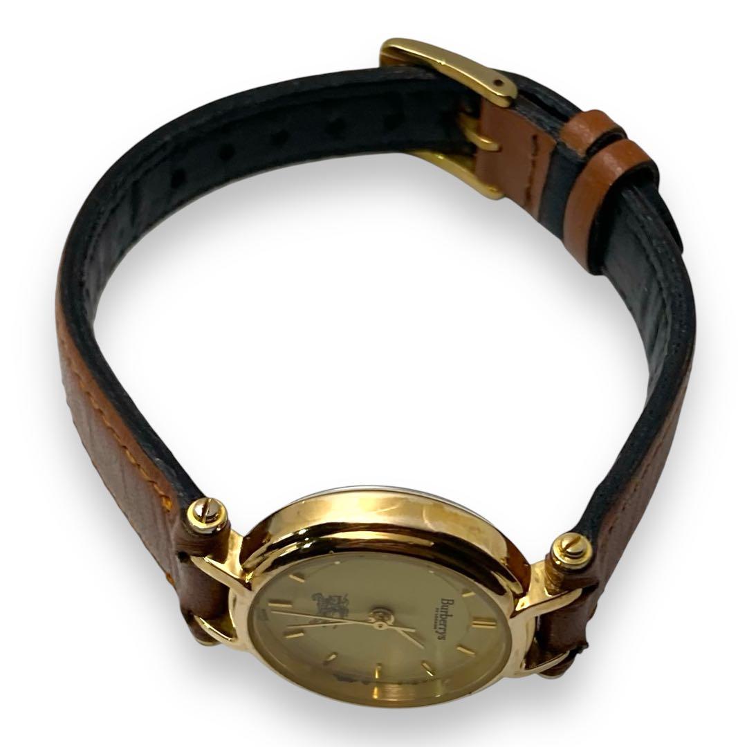 Ⴤ1141ꕤ希少 バーバリー 腕時計 アンティーク ゴールド ラウンド 3針