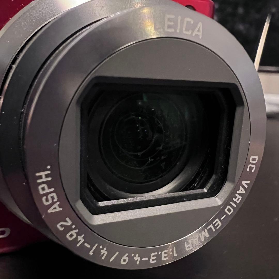 【動作確認済】Panasonic デジタルカメラ LUMIX DMC-TZ7 赤