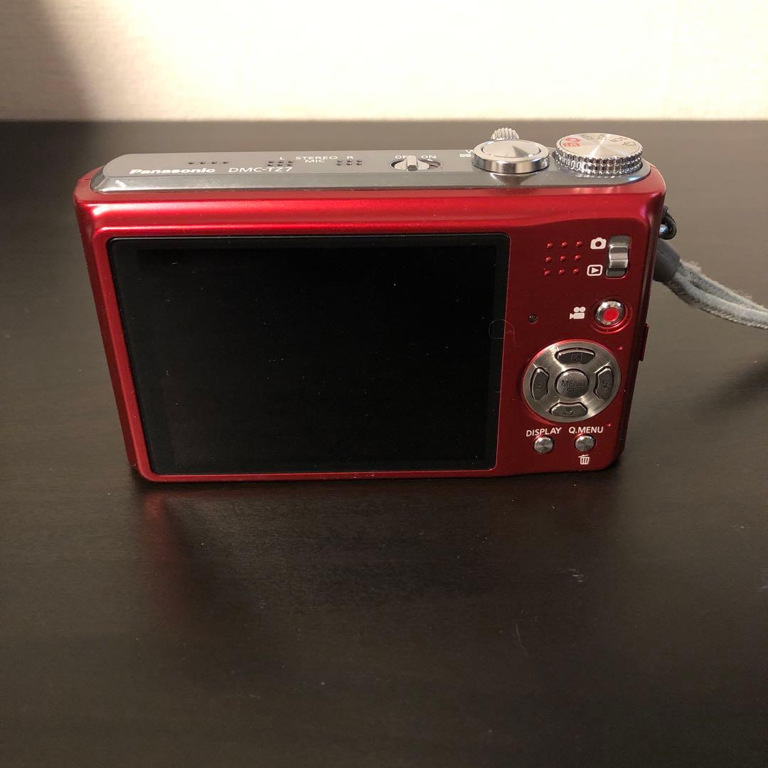 【動作確認済】Panasonic デジタルカメラ LUMIX DMC-TZ7 赤