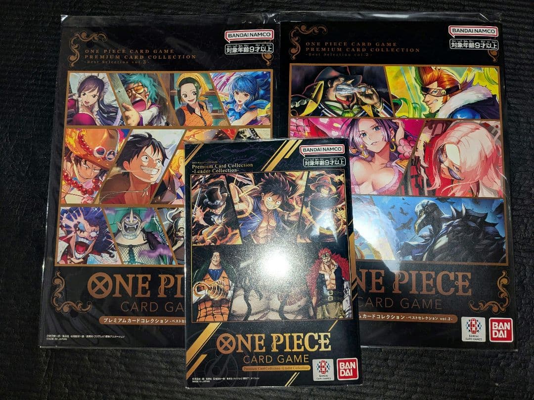 新品未開封　ワンピースカードプレミアムカードコレクション　リーダーコレクション他