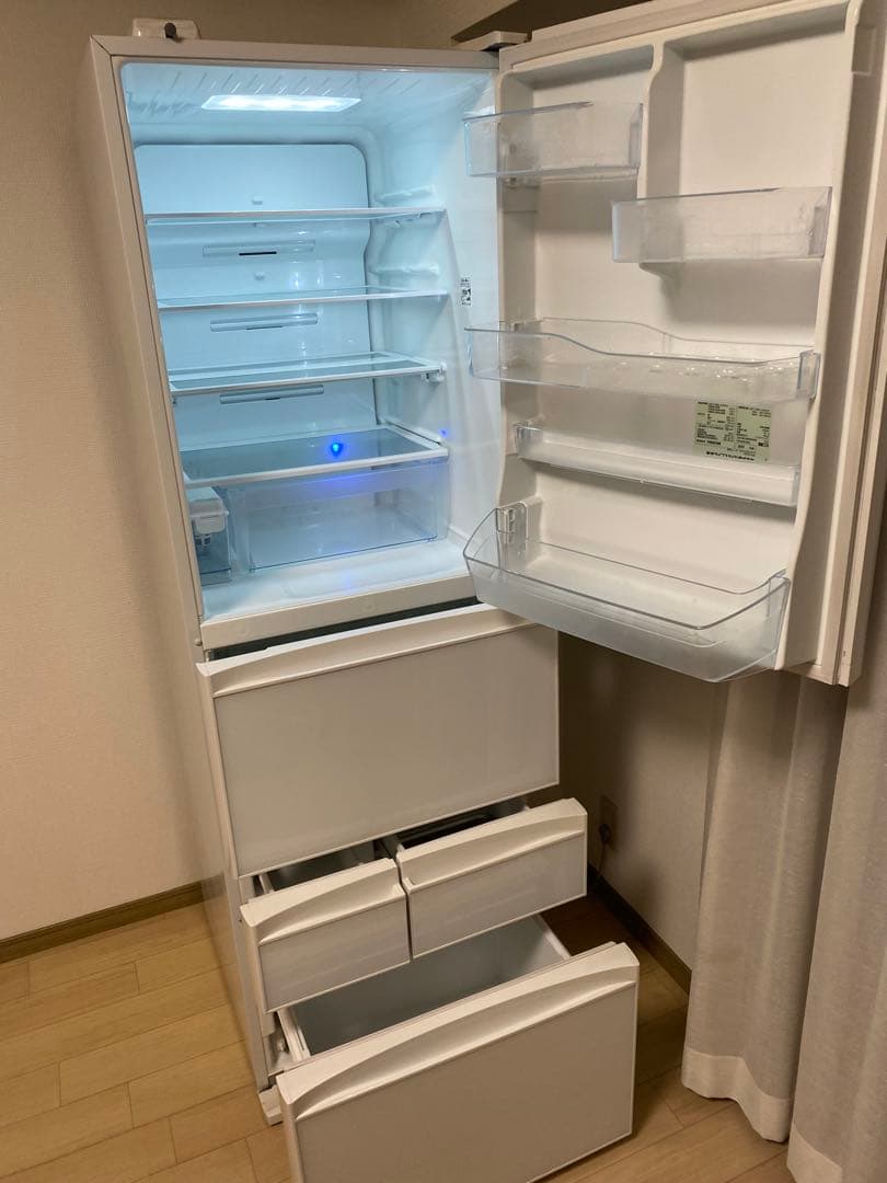 TOSHIBA 冷凍冷蔵庫 410L 右開き 5ドア GR-K41GXV(ZW)