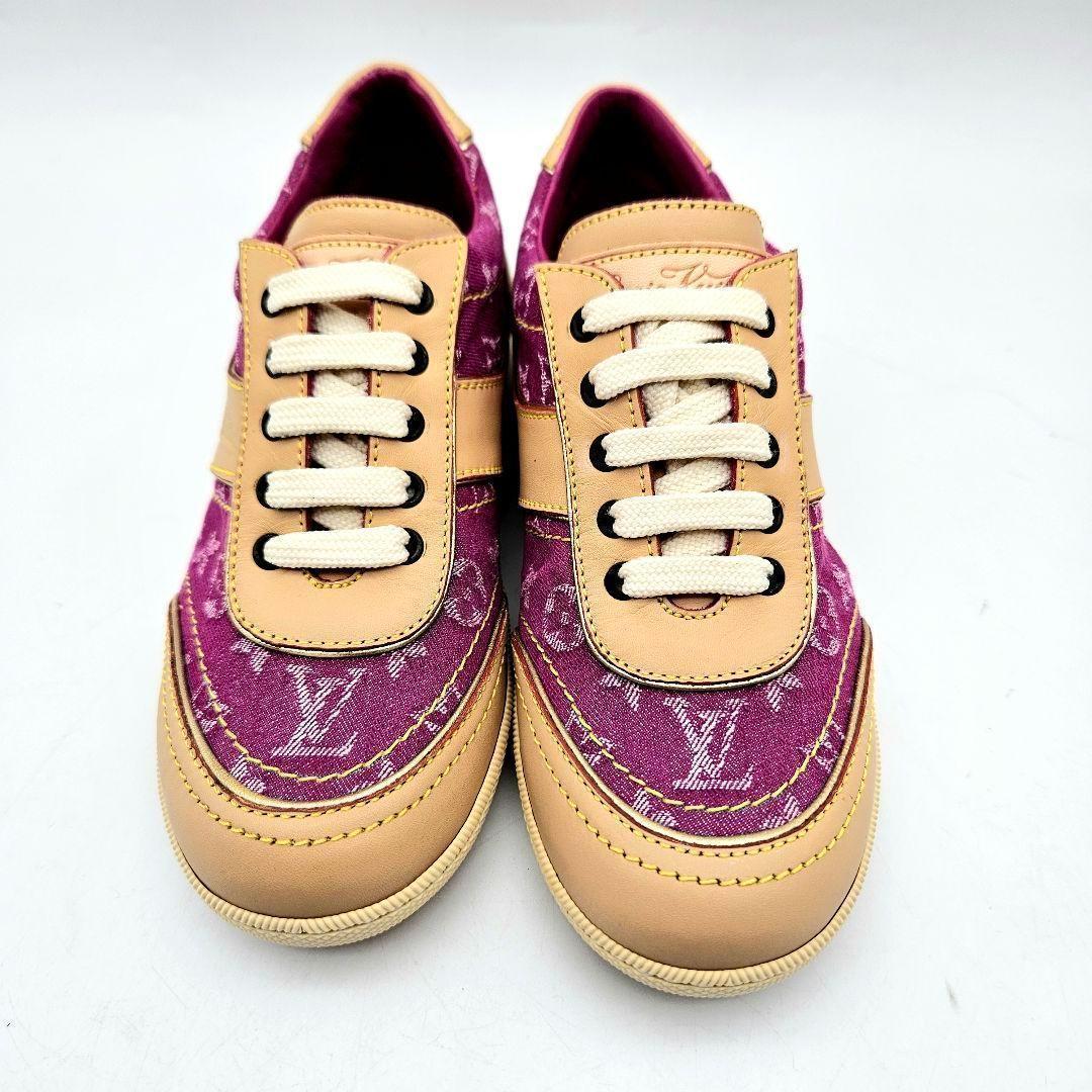 【未使用】LOUIS VUITTON モノグラム ジュニア スニーカー〈206〉