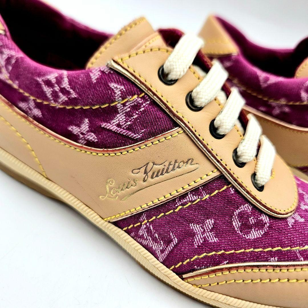 【未使用】LOUIS VUITTON モノグラム ジュニア スニーカー〈206〉