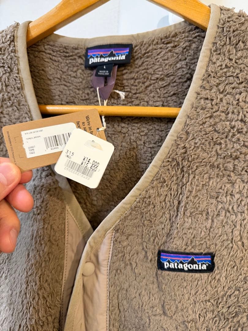 パタゴニア　LOS GATOS VEST ロス ガトス ベスト L 茶
