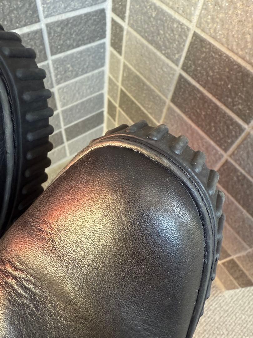 美品 クラークス サイドゴアブーツ トーヒルメープル　厚底　黒