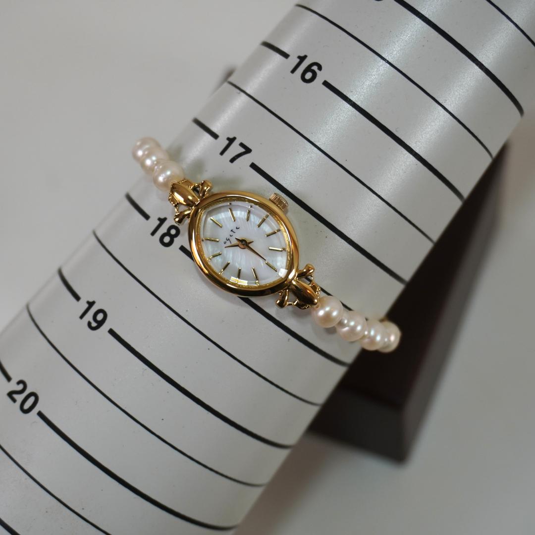 ◆◇agete◇◆ アガット　　腕時計　　パール　　シェル文字盤
