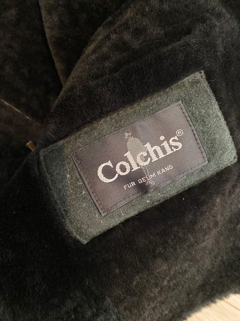 襟レザー　ハーフコート　スエード 高円寺 used