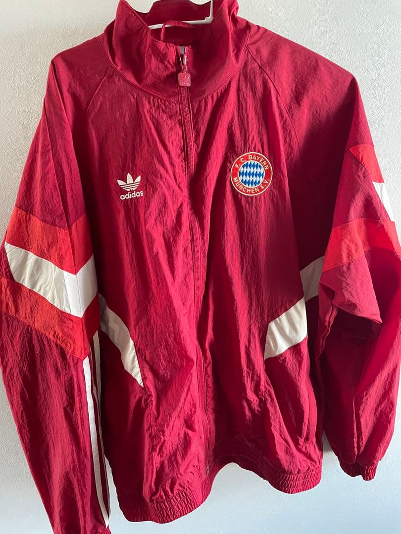 adidas ナイロンジャケット　バイエルン　XL