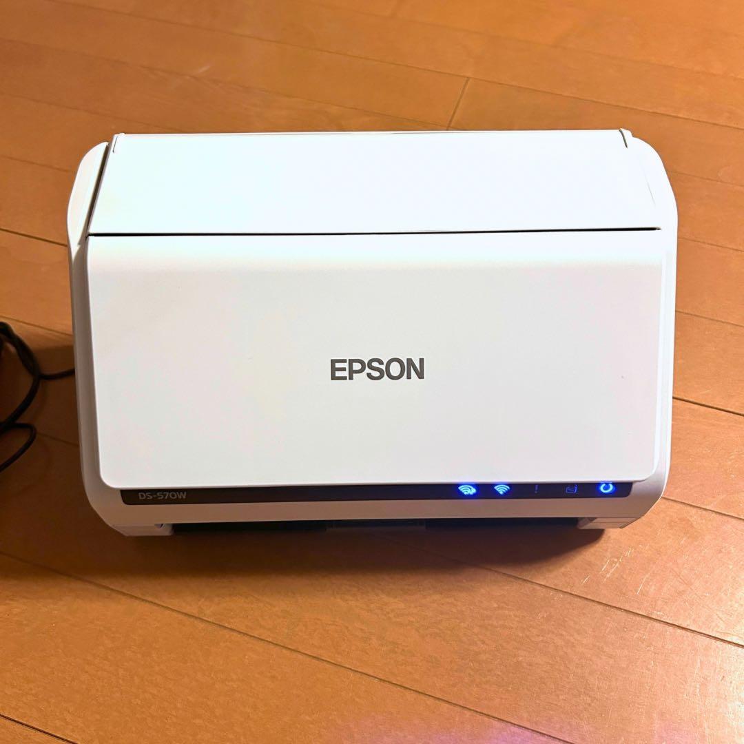 【動作良品】EPSON DS-570W ドキュメントスキャナー Wi-Fi対応