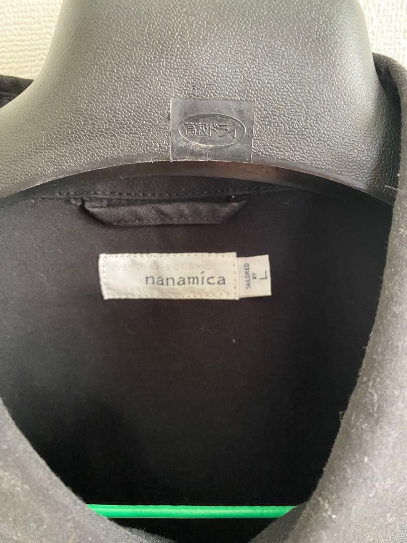 nanamica 黒長袖シャツ L