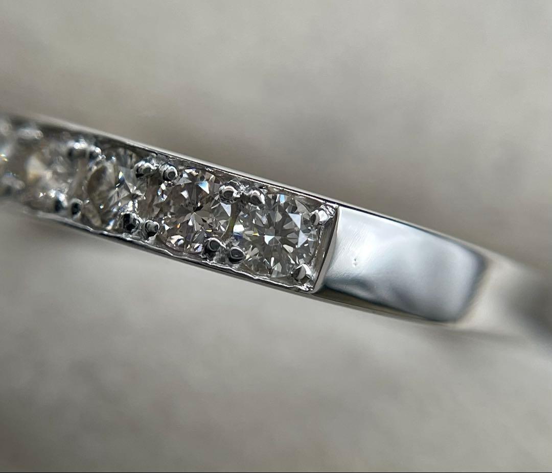 えるJA192★高級 ダイヤモンド0.5ct pt950 エタニティリング