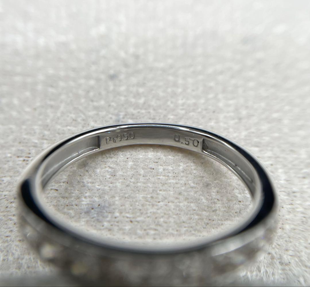 えるJA192★高級 ダイヤモンド0.5ct pt950 エタニティリング