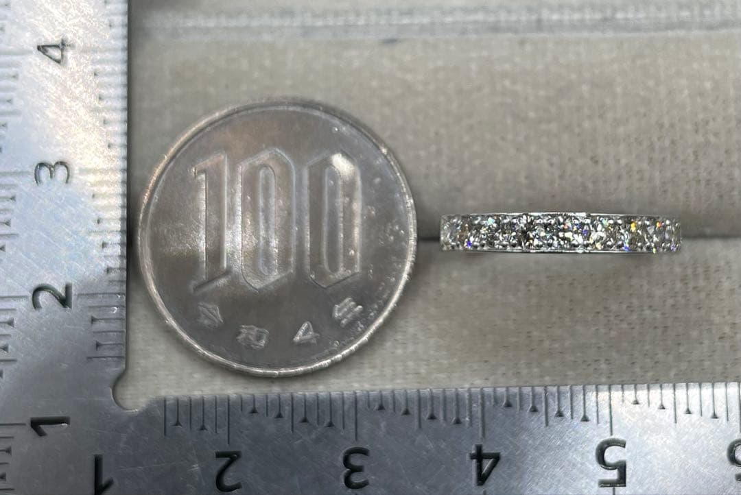 えるJA192★高級 ダイヤモンド0.5ct pt950 エタニティリング