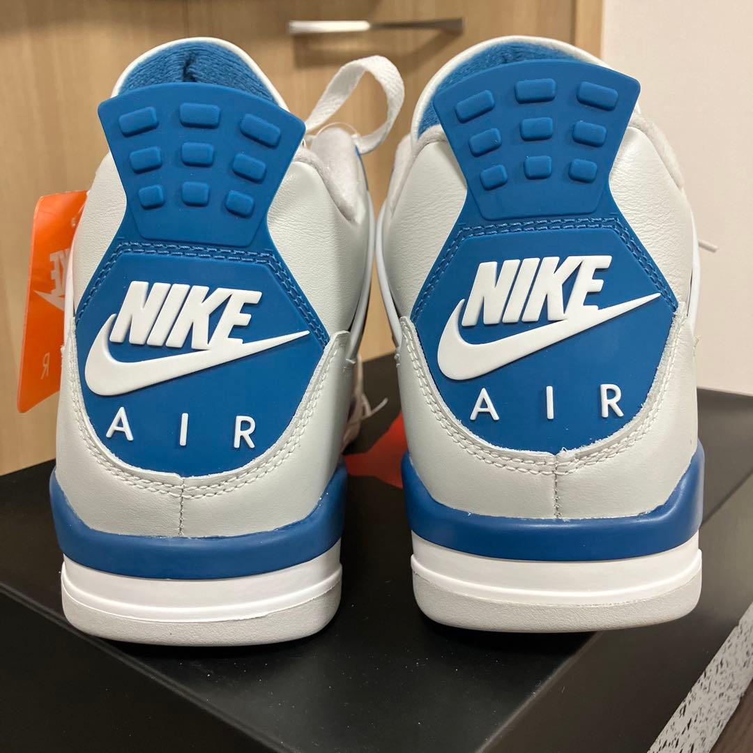 【新品未使用】エアジョーダン4レトロ　ミリタリーブルー27センチ