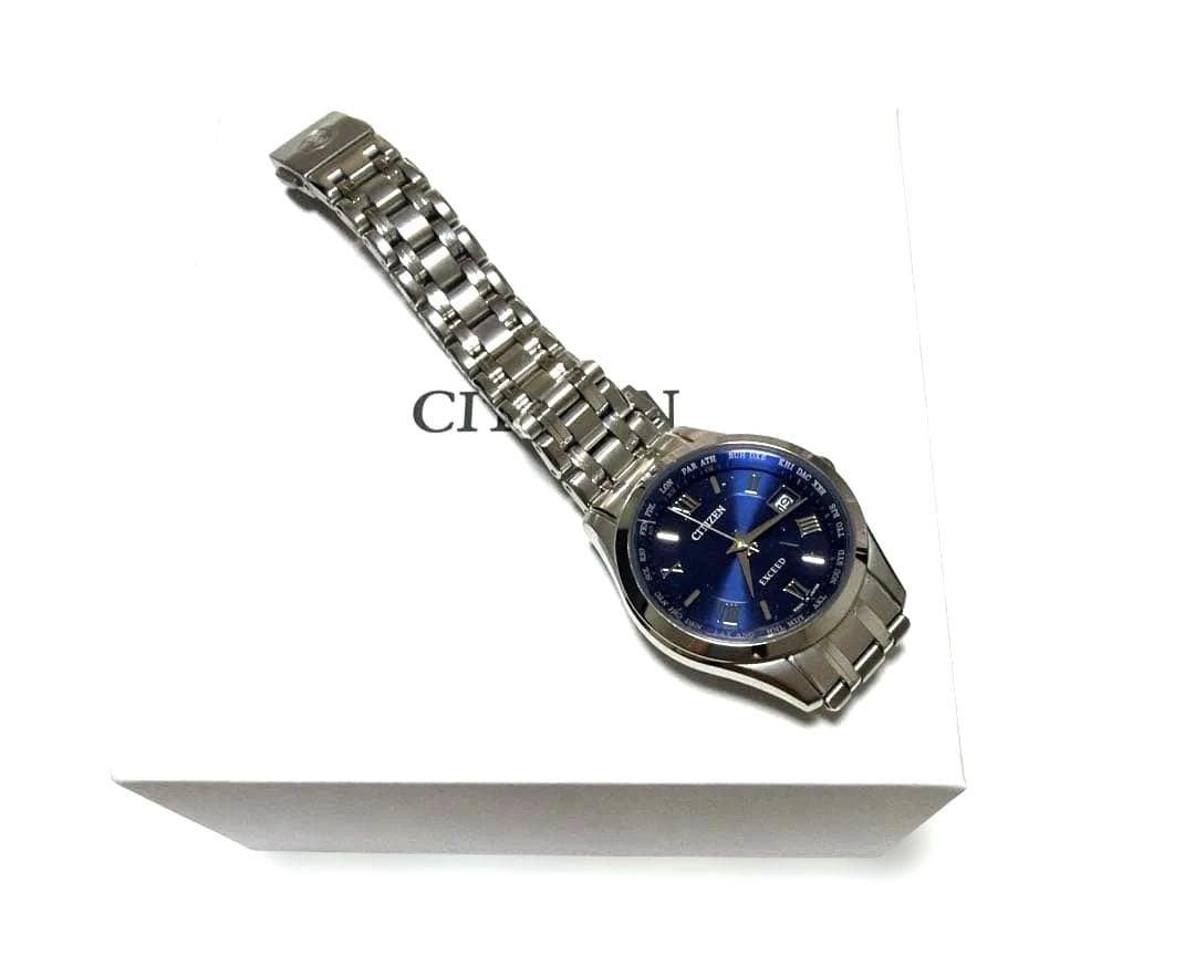 シチズンエクシードEXCEED エコドライブ 電波時計