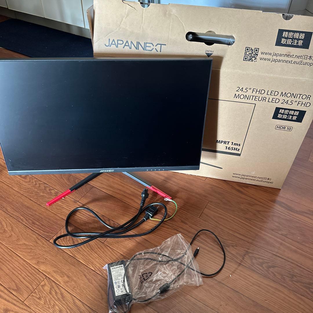 JAPANNEXT 24.5インチ FHD LED ゲーミングモニター