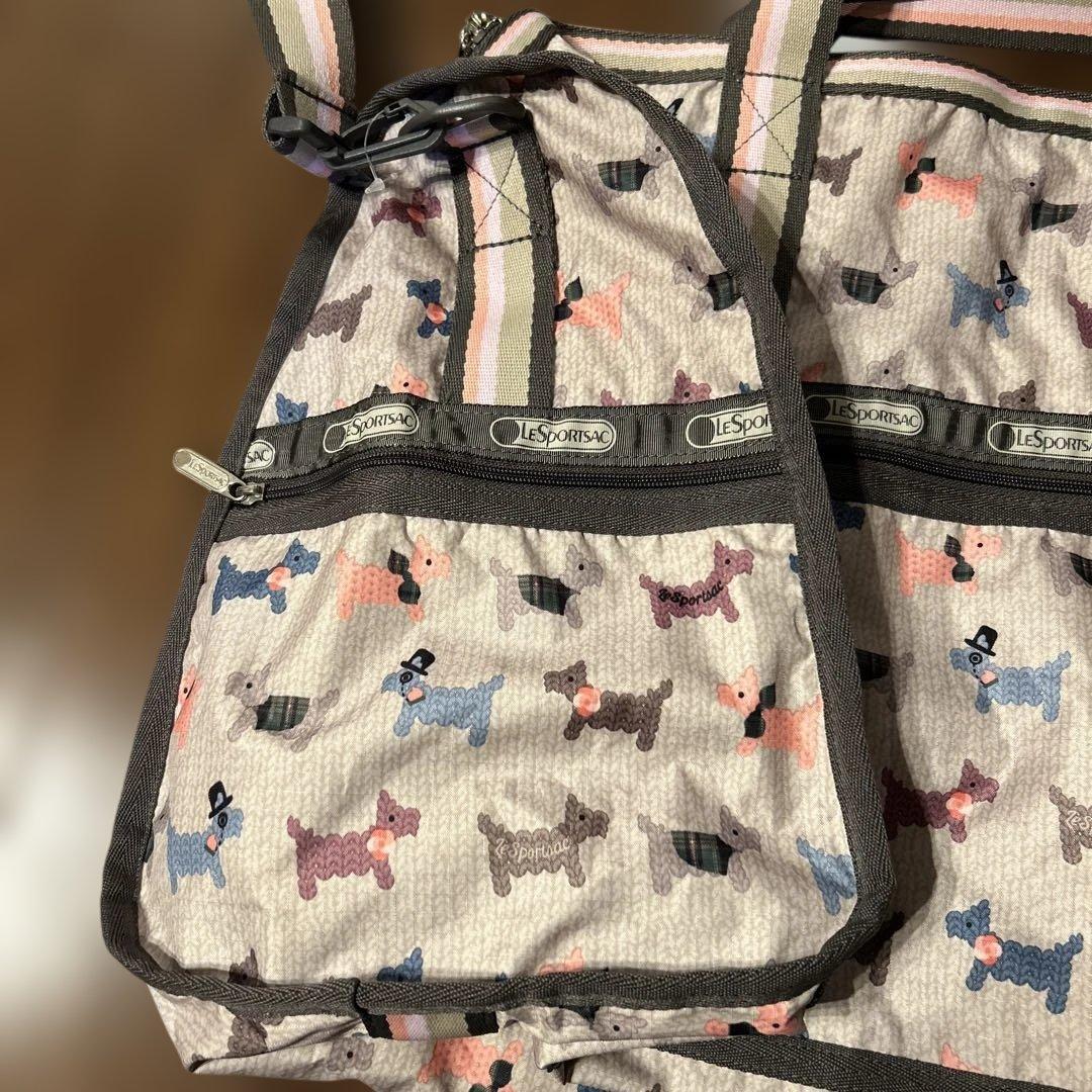 ★新品未使用★レスポートサック★大型ボストンバッグ★犬★ラージウィークエンダー★