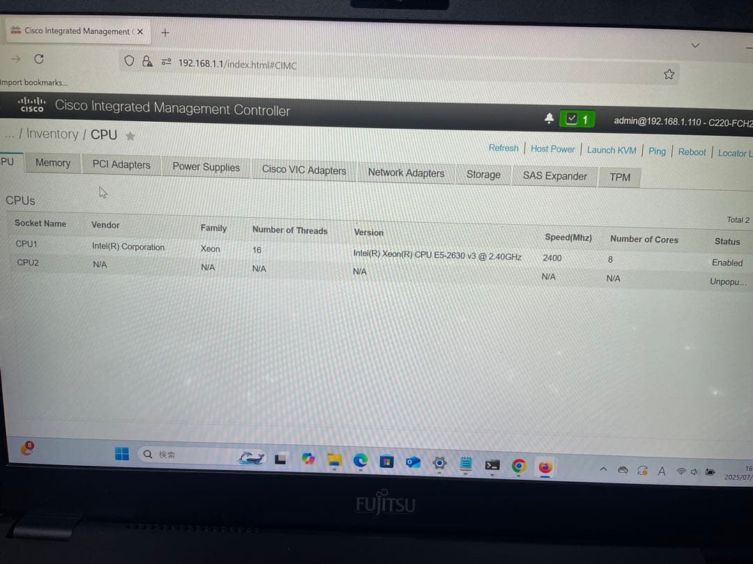 Cisco UCS C220 M4 / UCS C240 M4S サーバー本体