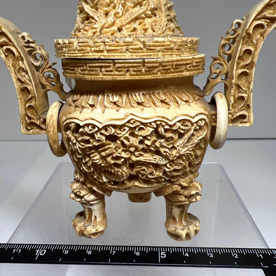 極上香炉　223g/高さ約12.5㎝ 東Y8-0204①トヒチサ