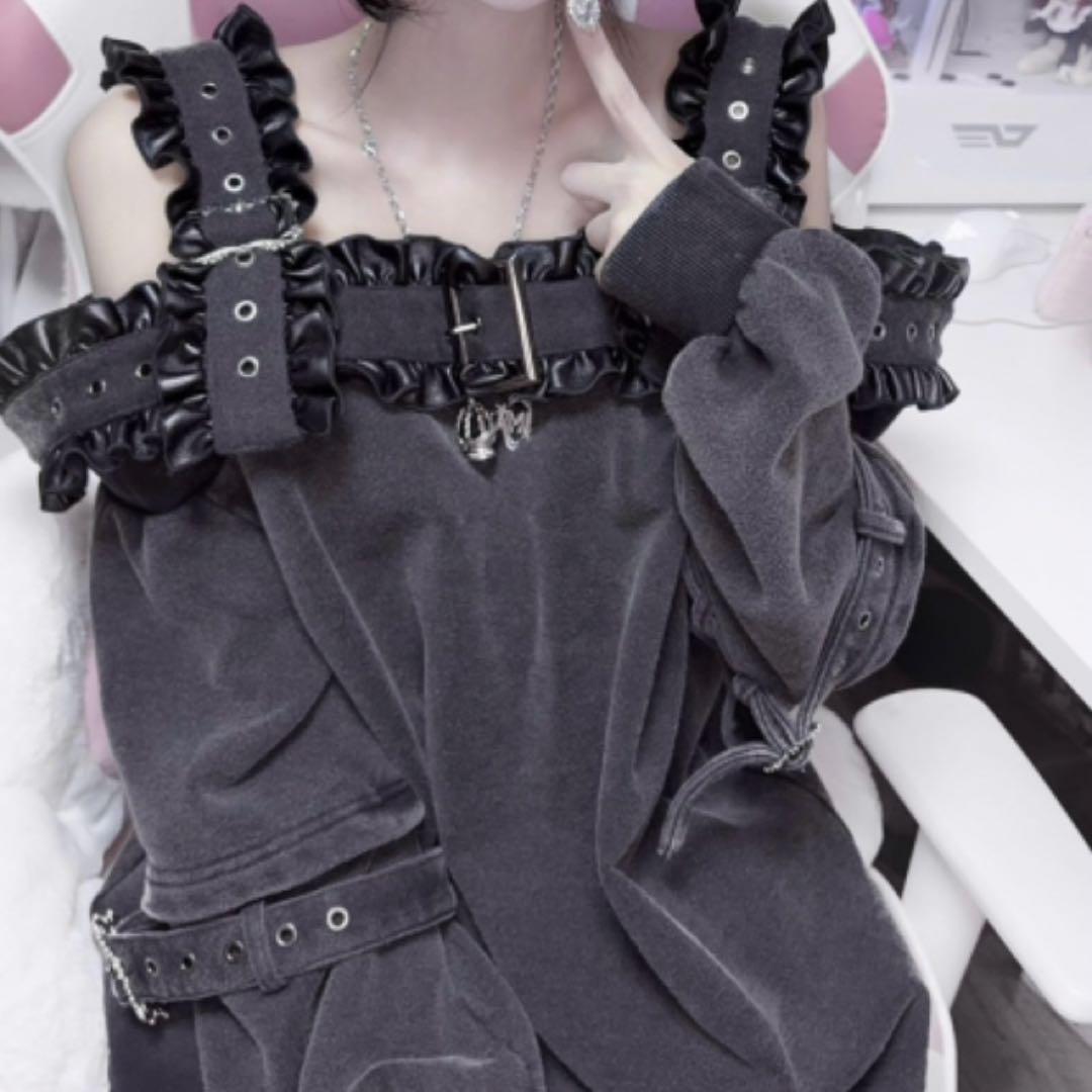 QOOZA IMVAL オフショル ドレス ゴスロリ ワンピース