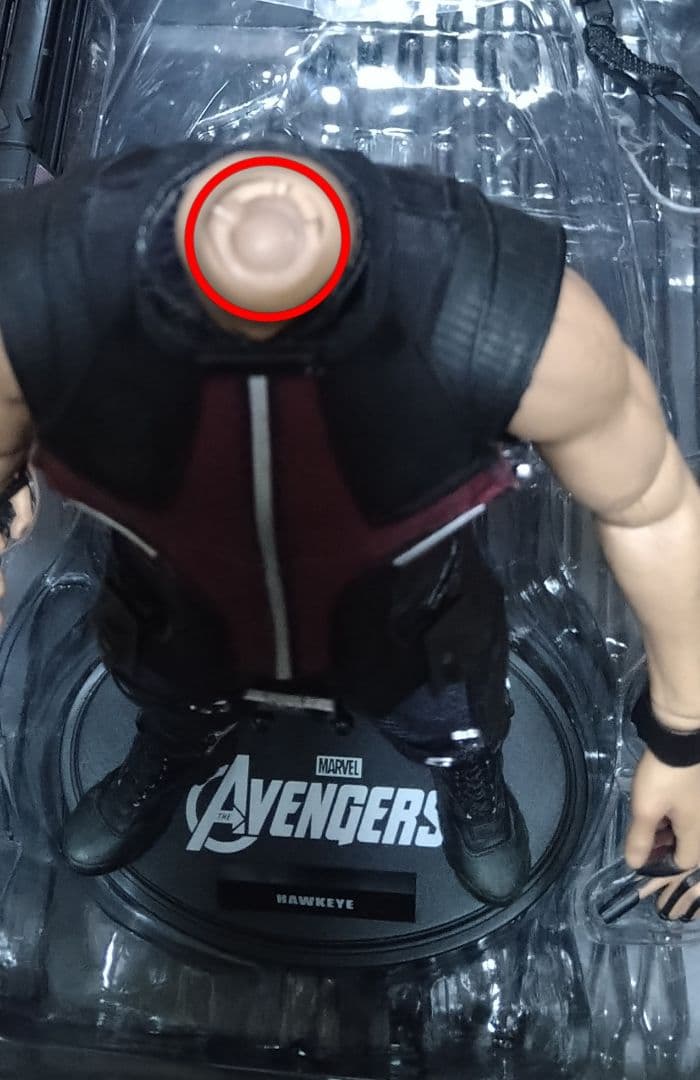 【現状品】hottoys ホークアイ アベンジャーズ ホットトイズ