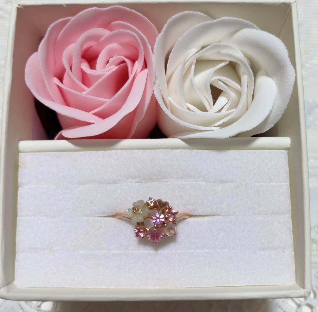 サマンサティアラ　フラワーブーケ　リング