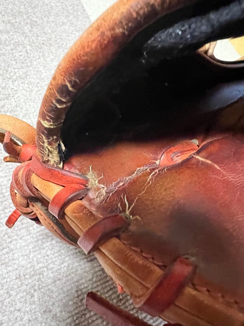 Rawlings PROFESSIONAL 硬式グローブ オレンジ