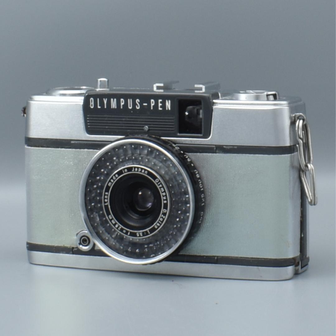 整備済 OLYMPUS EE-2 シルバー 外装リメイク 動作OK 赤ベロOK