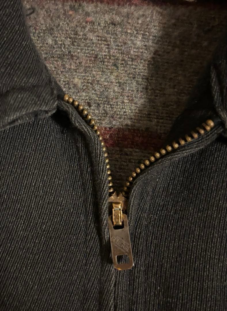 60s ウィップコード コットン ジャケット 墨黒 ブラック 2nd 50s