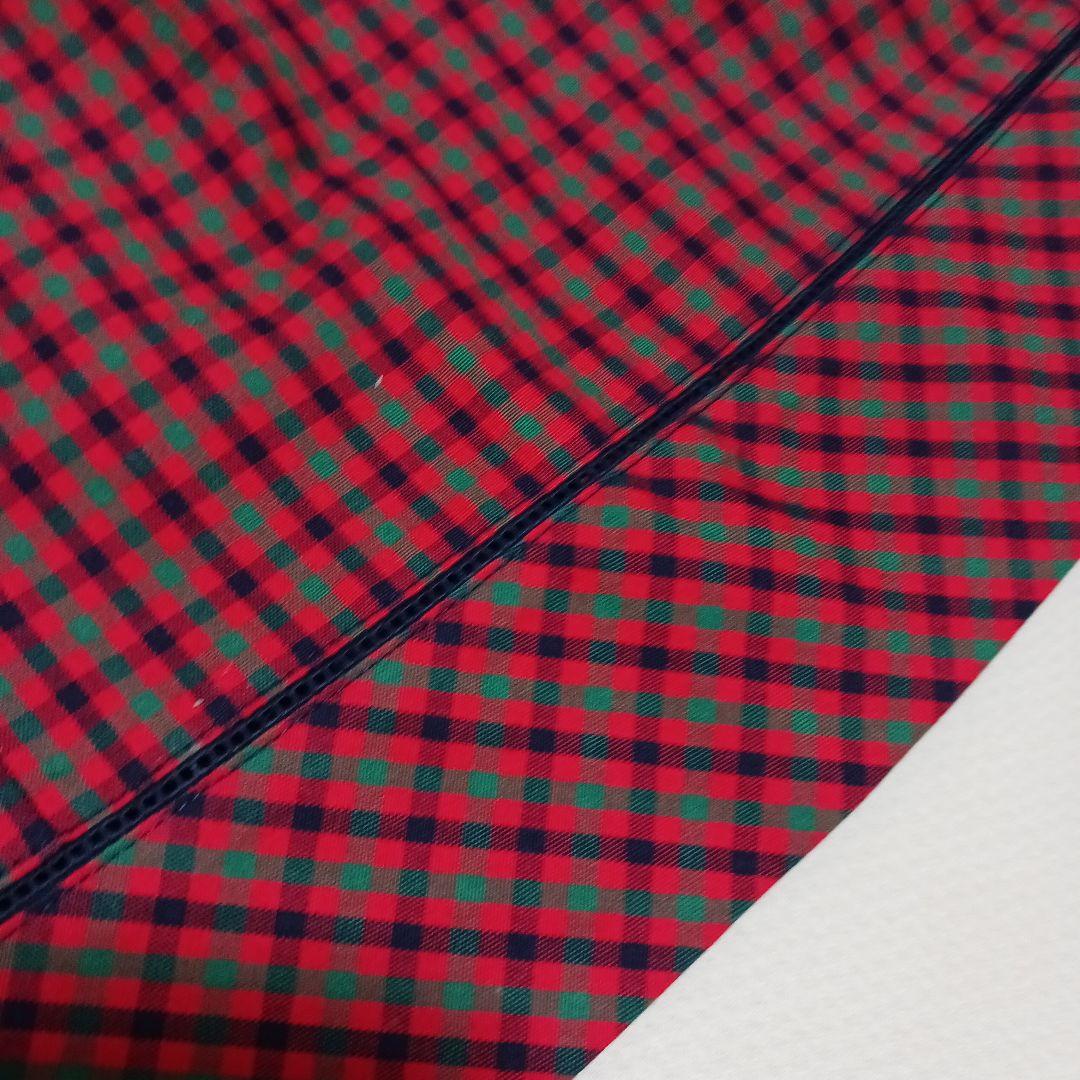 familiar チェック柄ノースリーブワンピース　ニットカーデガン120