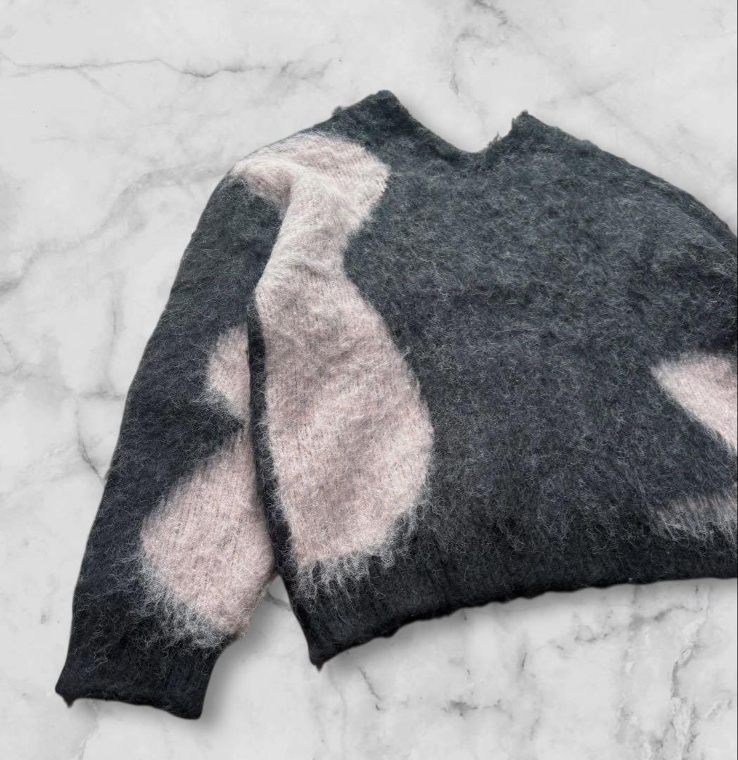 【knuth marf】Uneck knit pulloverニットプルオーバー