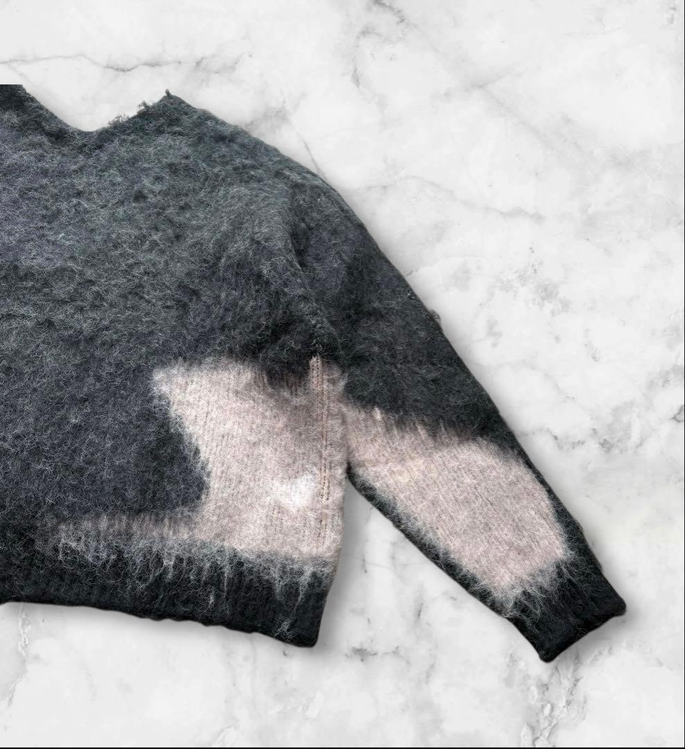 【knuth marf】Uneck knit pulloverニットプルオーバー