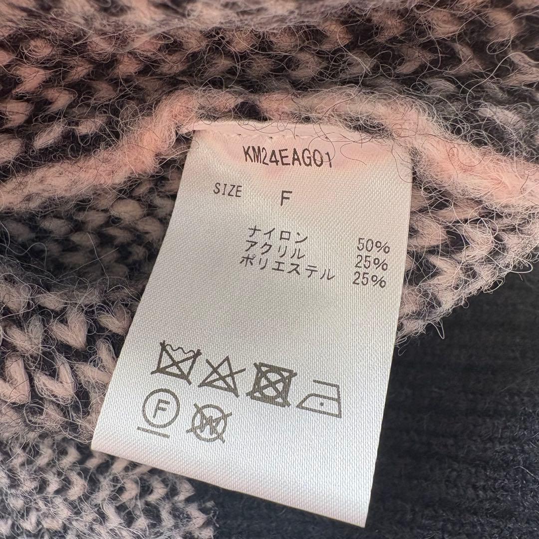 【knuth marf】Uneck knit pulloverニットプルオーバー