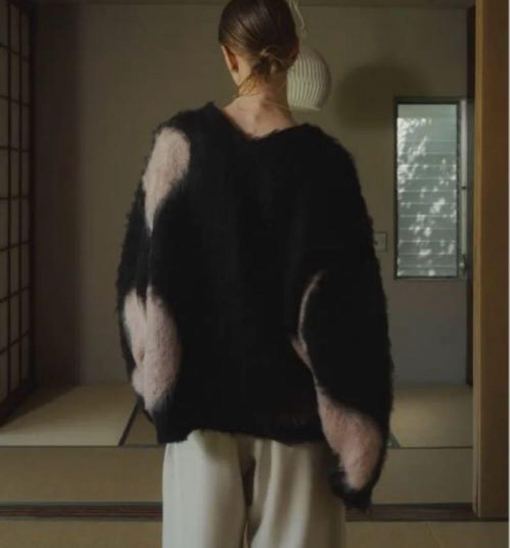 【knuth marf】Uneck knit pulloverニットプルオーバー