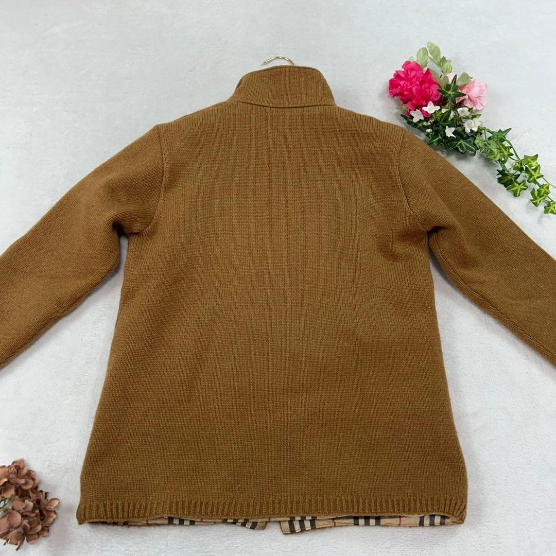 K510 M バーバリー ブルーレーベル ノバチェック柄 ニット レディース