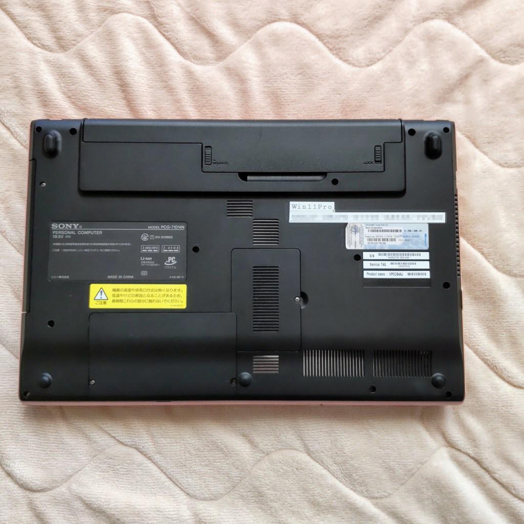 Windowsノート本体 SONY VAIO PCG-71D14N VPCCB4AJ