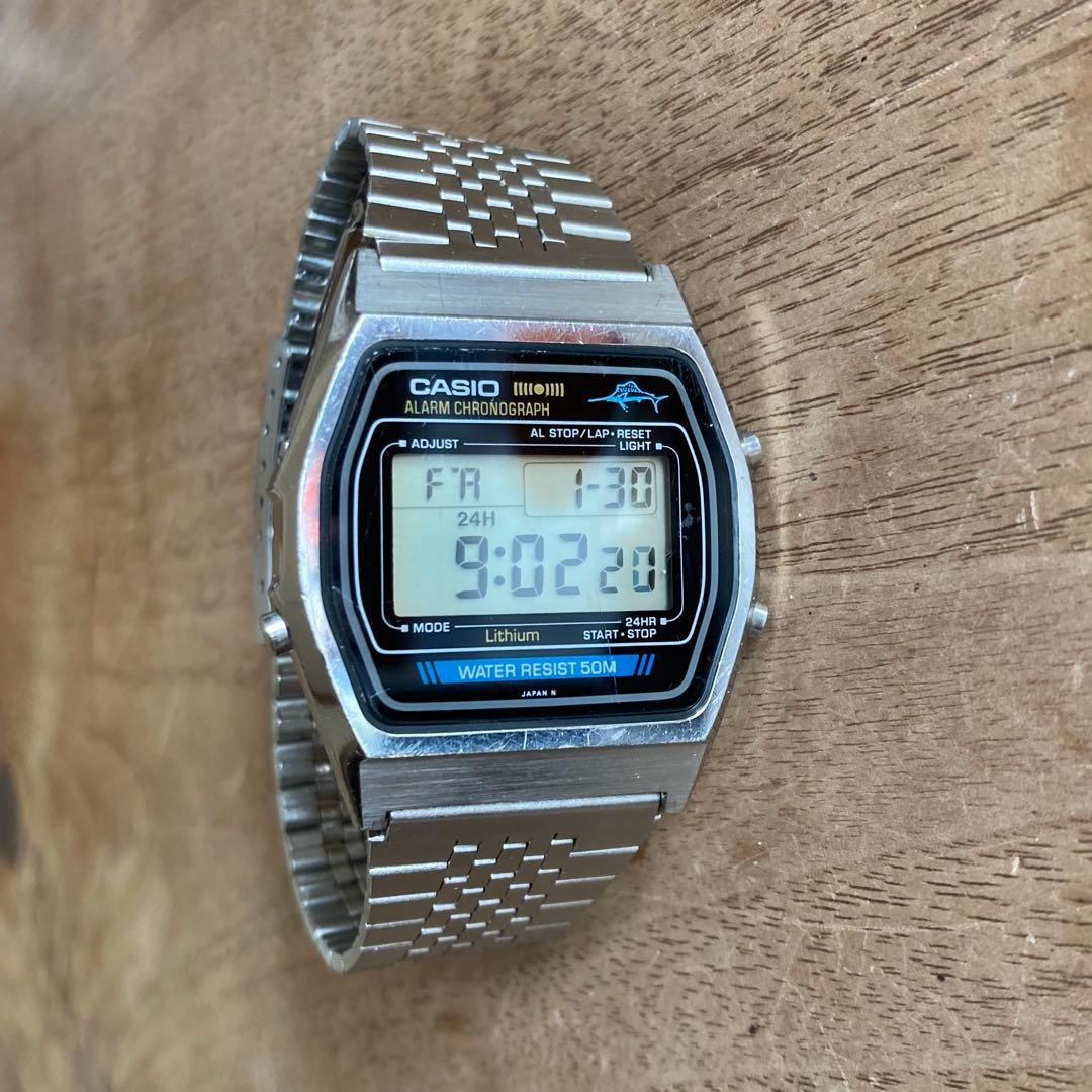 CASIO W-35 80s Marlinカジキ カシオマーリン　　ビンテージ