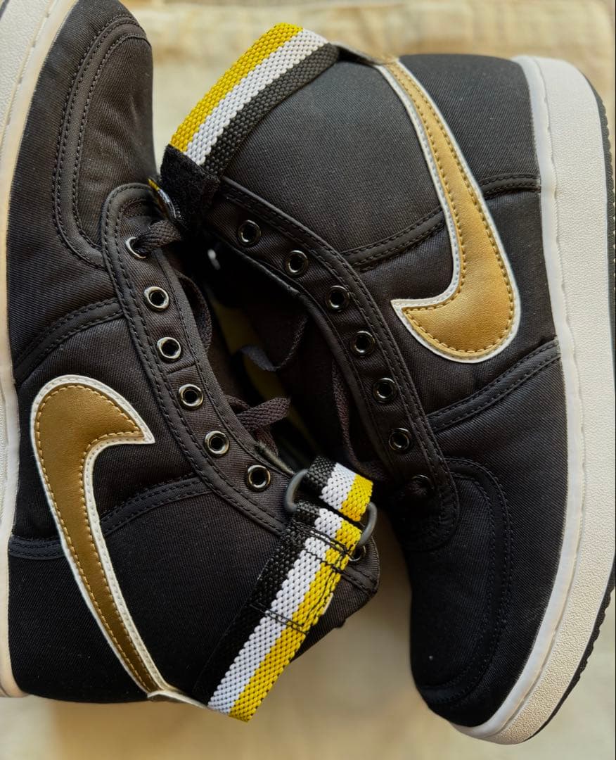 【NIKE 】28CMバンダル ハイ サプリーム ブラック/メタリックゴールド