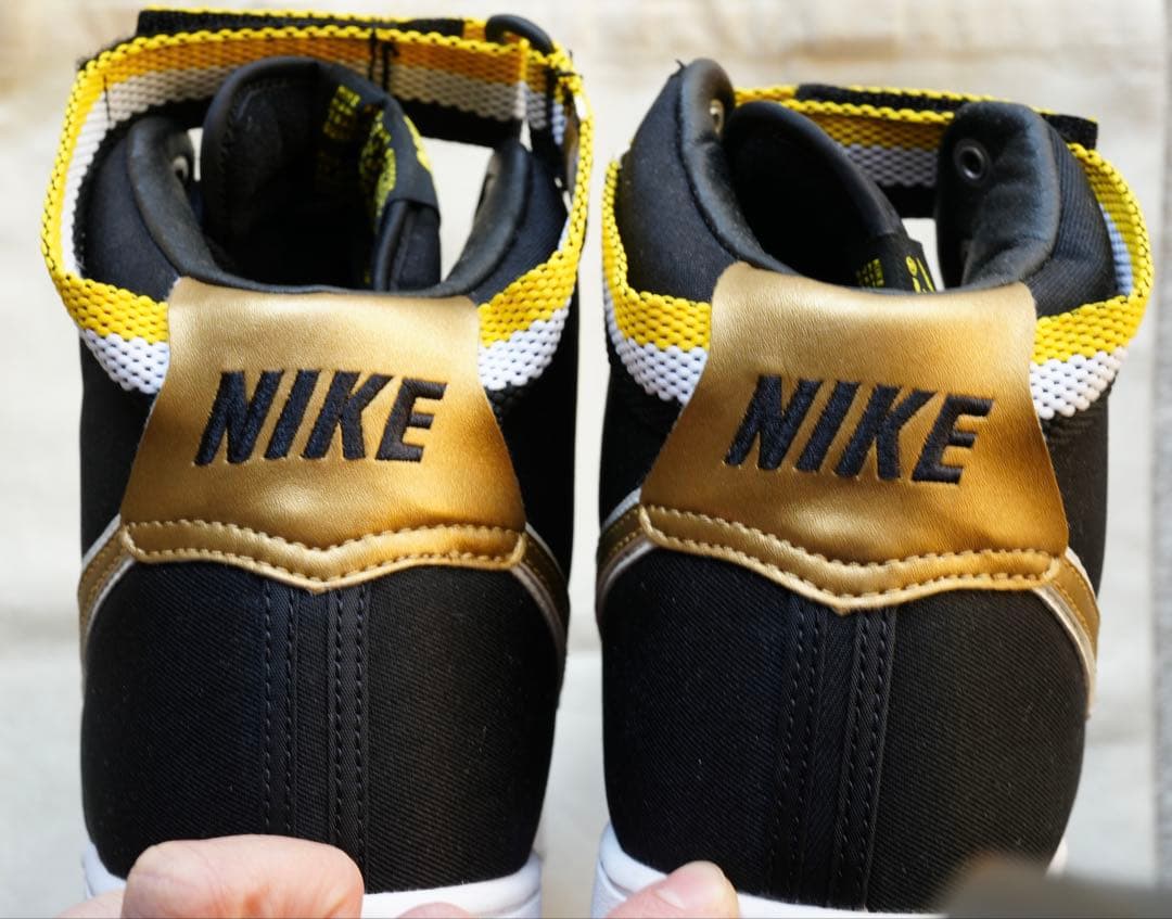 【NIKE 】28CMバンダル ハイ サプリーム ブラック/メタリックゴールド