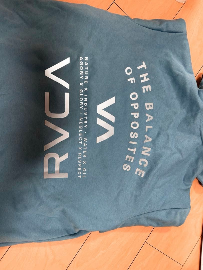 RVCA ライトブルー パーカー スウェットパンツ セット