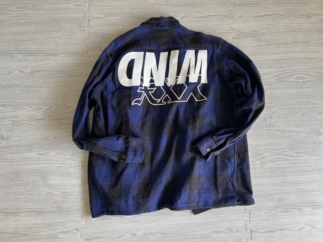 ウインダンシー✖️GOD SELECTION XXX チェック柄シャツ