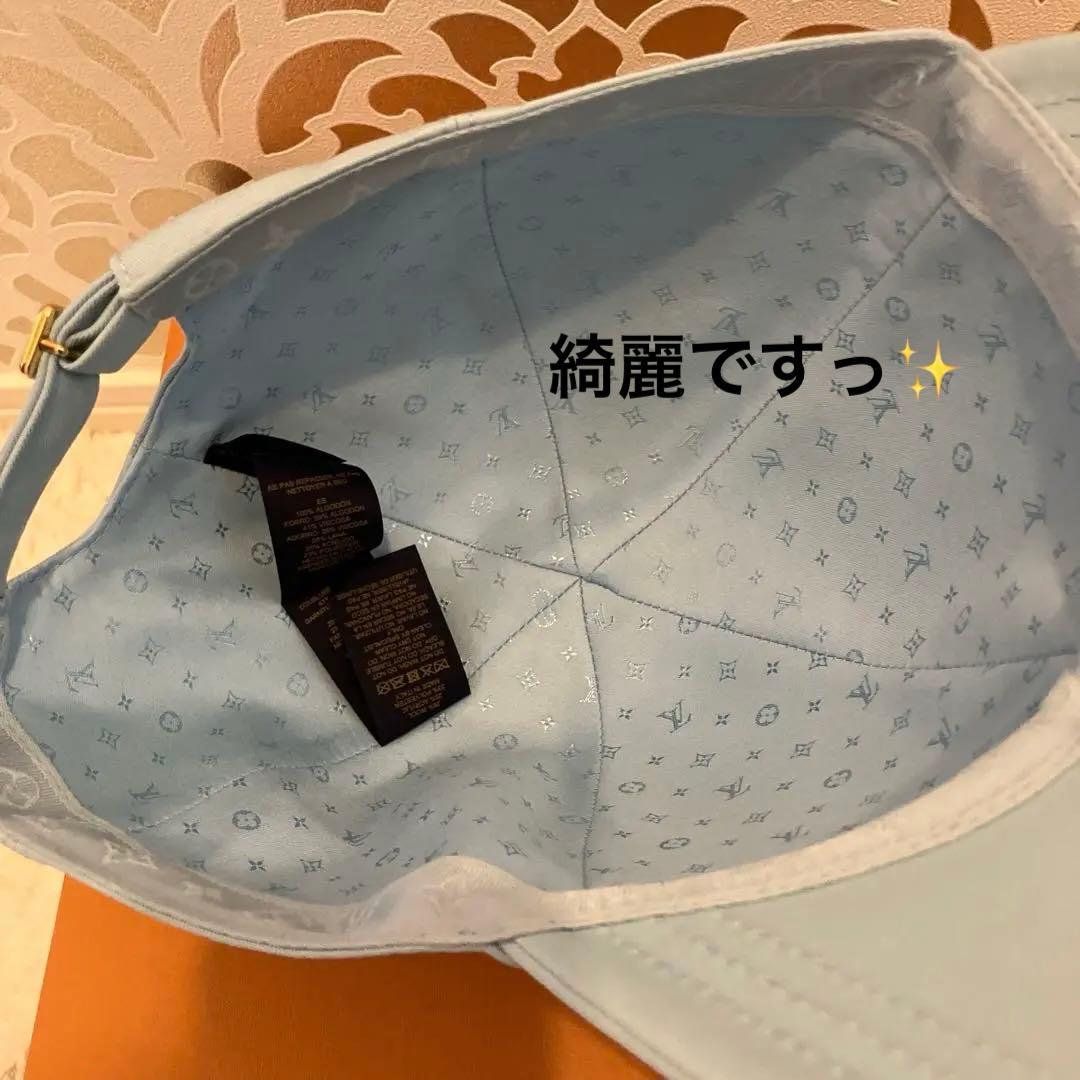 新品❣️ルイヴィトンキャップ❣️水色 可愛い❣️
